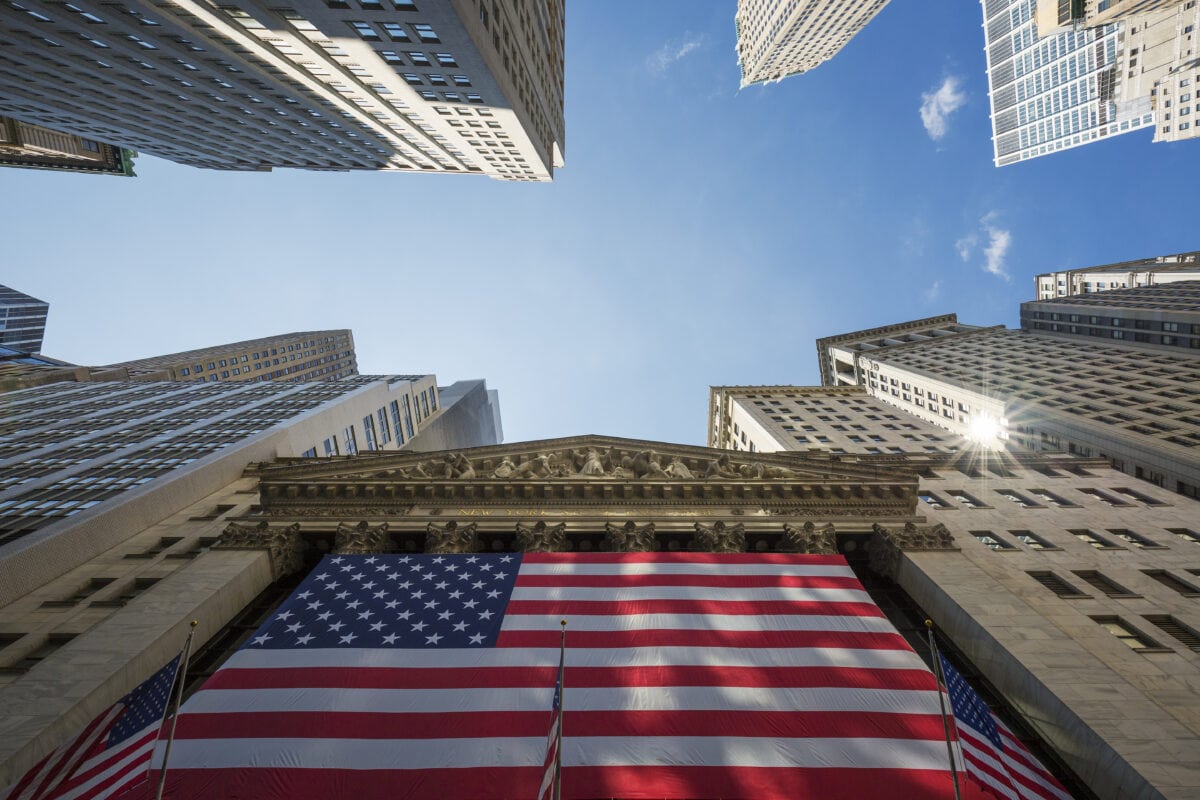 The New York Stock Exchange on Wall Street