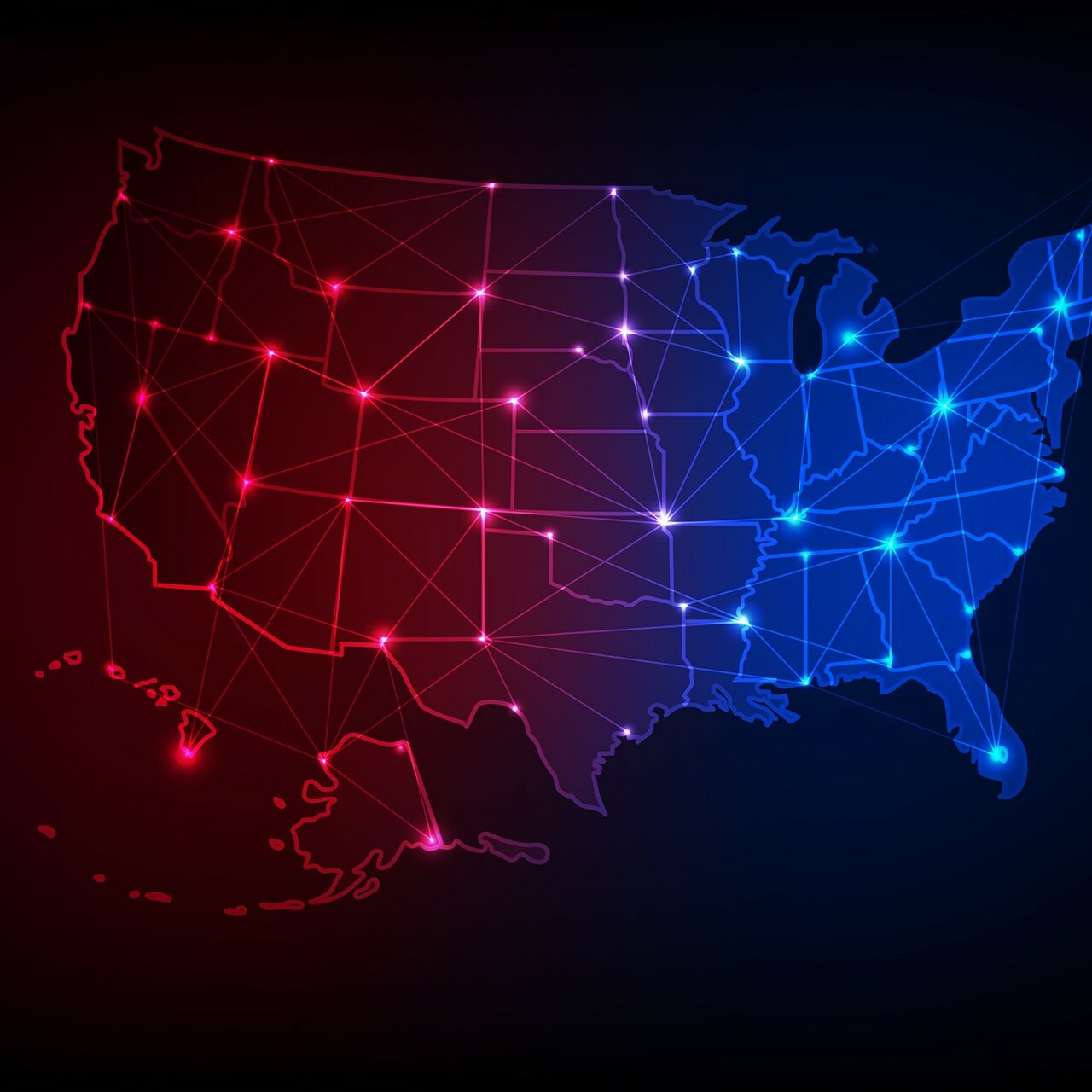 United-States-Map-in-Red-and-Blue-Neon