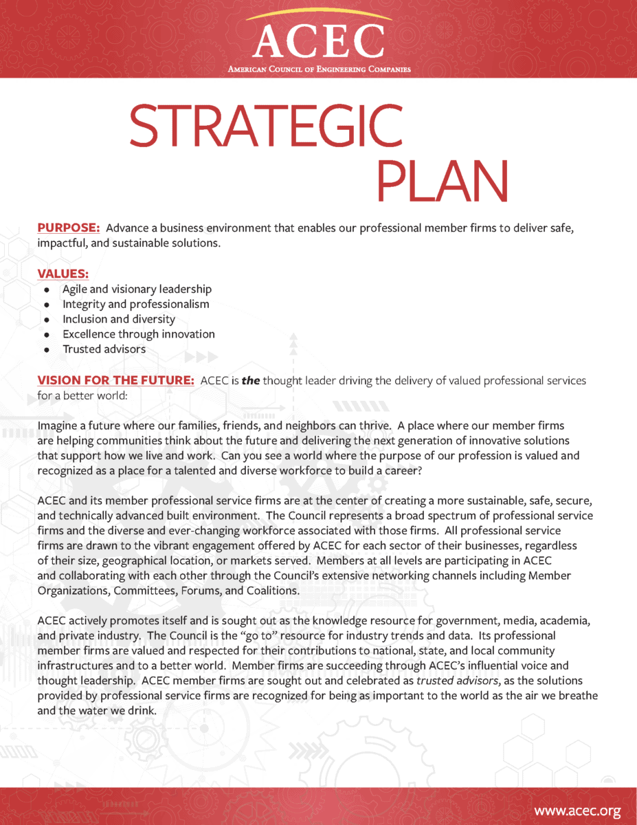 ACEC Strategic Plan